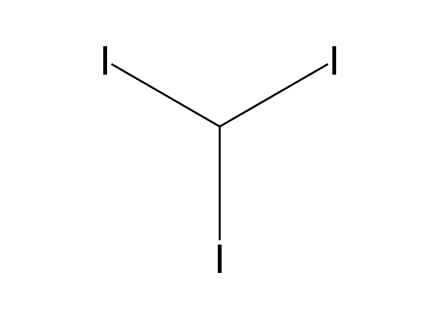 Iodoform molecular structure