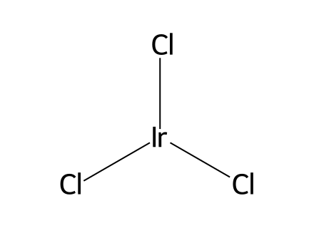 Iridium (III) chloride, anhydrous, Premion« molecular structure