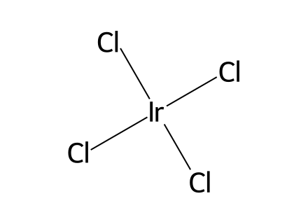 Iridium (IV) chloride, Premion« molecular structure