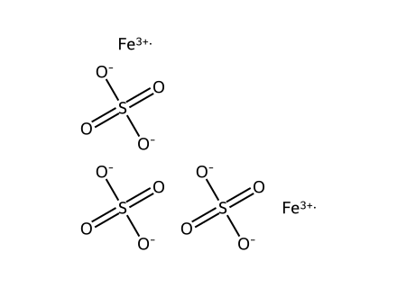 Iron (III) sulfate, Puratronic« molecular structure