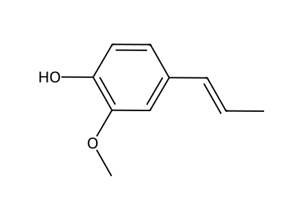 Iso Eugenol molecular structure