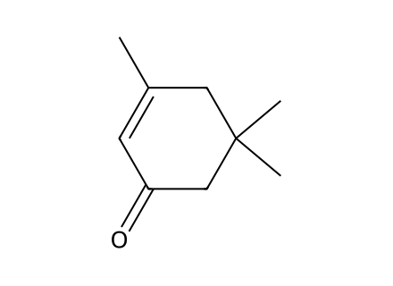 Isophorone molecular structure