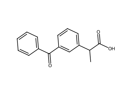 ketoprofen molecular structure