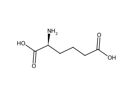 L-2-Aminoadipic acid molecular structure