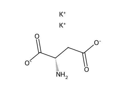 l-aspartic-acid-potassium-salt molecular structure