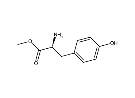 l-tyrosine-methyl-ester molecular structure