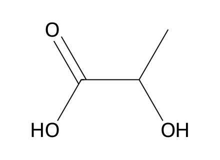 Lactic Acid (80%) molecular structure