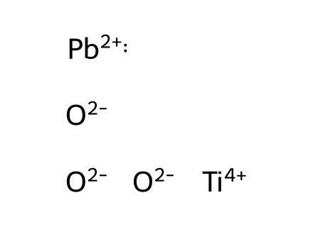 lead-titanium-oxide molecular structure