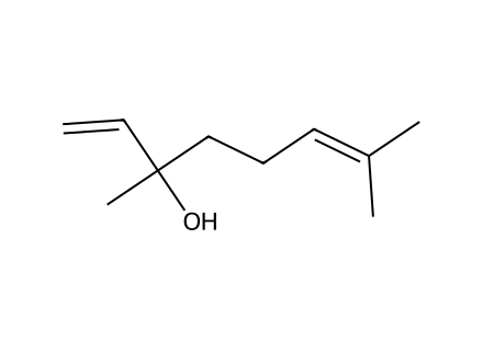 Linalool molecular structure
