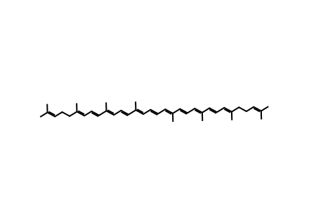 lycopene molecular structure
