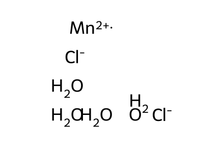 Manganese Chloride Tetrahydrate molecular structure