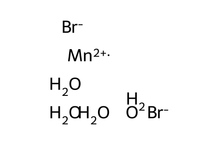 Manganese(Ii) Bromide Tetrahydrate molecular structure