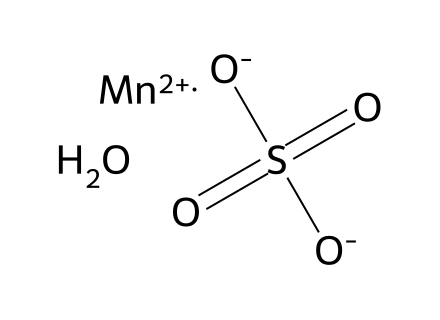 Manganese(II) sulfate monohydrate molecular structure
