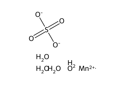 Manganese(II) sulfate tetrahydrate molecular structure