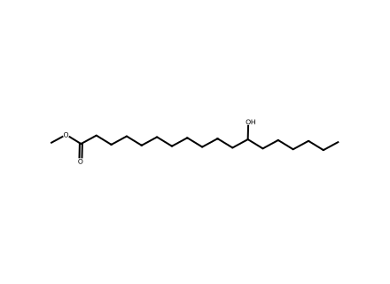 Methyl 12-Hydroxystearate molecular structure