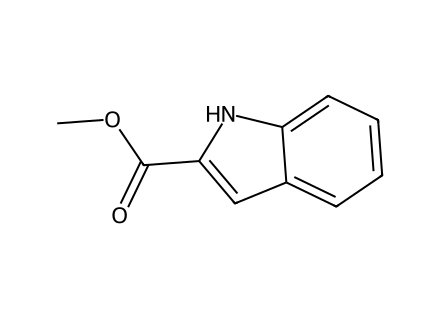 Methyl 1H-indole-2-carboxylate molecular structure