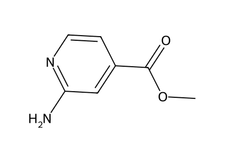 Methyl 2-aminopyridine-4-carboxylate molecular structure