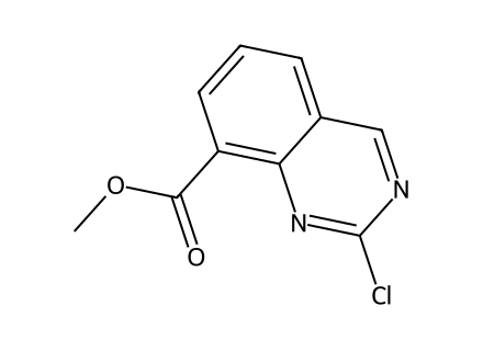 Methyl 2-chloroquinazoline-8-carboxylate molecular structure