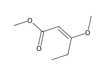 Methyl 3-Methoxy-2-Pentenoate molecular structure