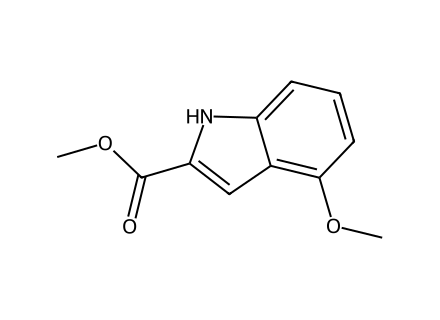 Methyl 4-methoxyindole-2-carboxylate molecular structure