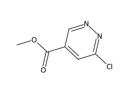 Methyl 6-chloropyridazine-4-carboxylate molecular structure