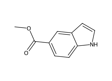 Methyl indole-5-carboxylate, 98+% molecular structure