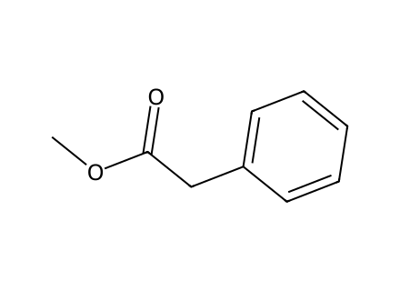 methyl-phenylacetate molecular structure