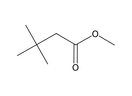 methyl-tert-butylacetate molecular structure