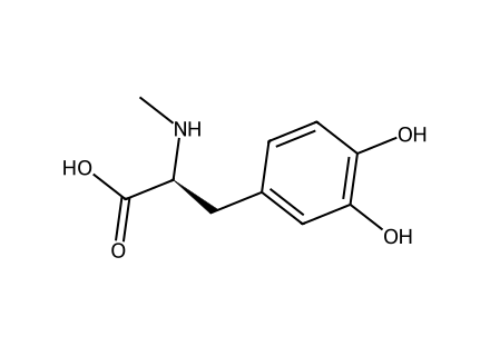 Methyldopa molecular structure