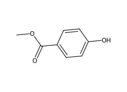 Methylparaben molecular structure