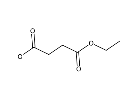 mono-Ethyl succinate molecular structure