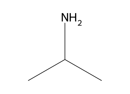 Monoisopropylamine molecular structure