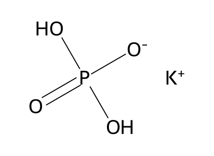 Monopotassium Phosphate Food Grade molecular structure