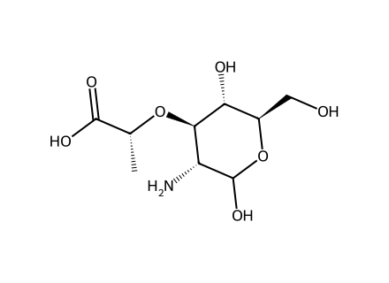 muramic-acid molecular structure