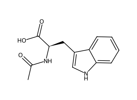 n-acetyl-d-tryptophan molecular structure
