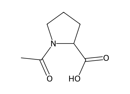 n-acetyl-dl-proline molecular structure