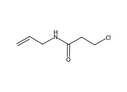 N-Allyl-3-chloropropanamide structural formula