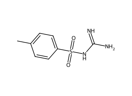 N-[Amino(imino)methyl]-4-methylbenzenesulfonamide molecular structure