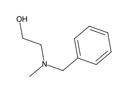 n-benzyl-n-methylethanolamine molecular structure