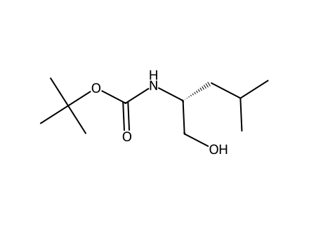 N-Boc-D-Leucinol molecular structure