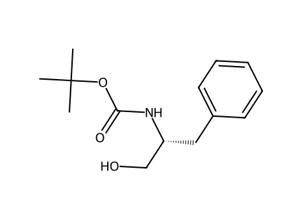 N-Boc-D-phenylalaninol molecular structure