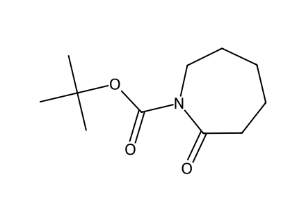 N-Boc-Epsilon-Caprolactam molecular structure