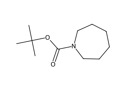 N-Boc-Hexamethyleneimine molecular structure