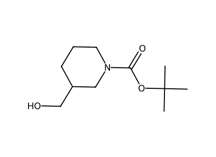 N-Boc-Piperidine-3-Methanol molecular structure