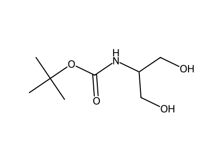 N-Boc-Serinol molecular structure