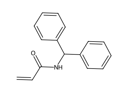n-diphenylmethylacrylamide-contains-50p molecular structure