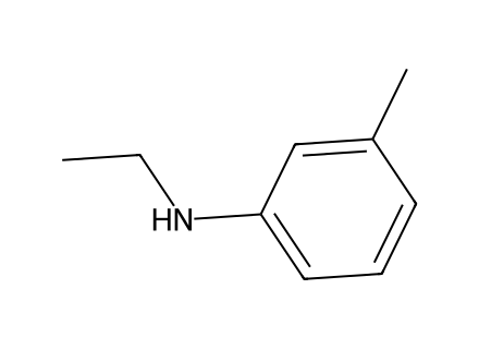 N-Ethyl-M-Toluidine molecular structure