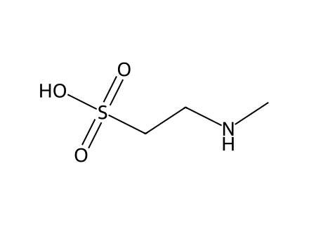 n-methyltaurine molecular structure