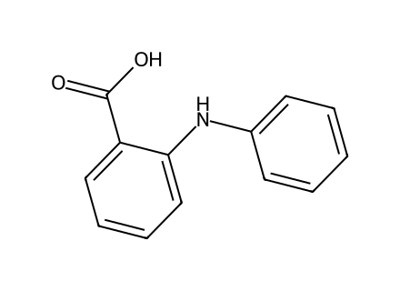 N-Phenylanthranilic Acid molecular structure