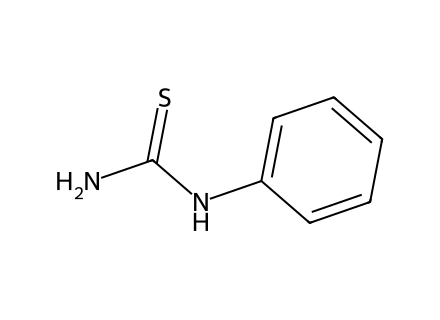 n-phenylthiourea molecular structure